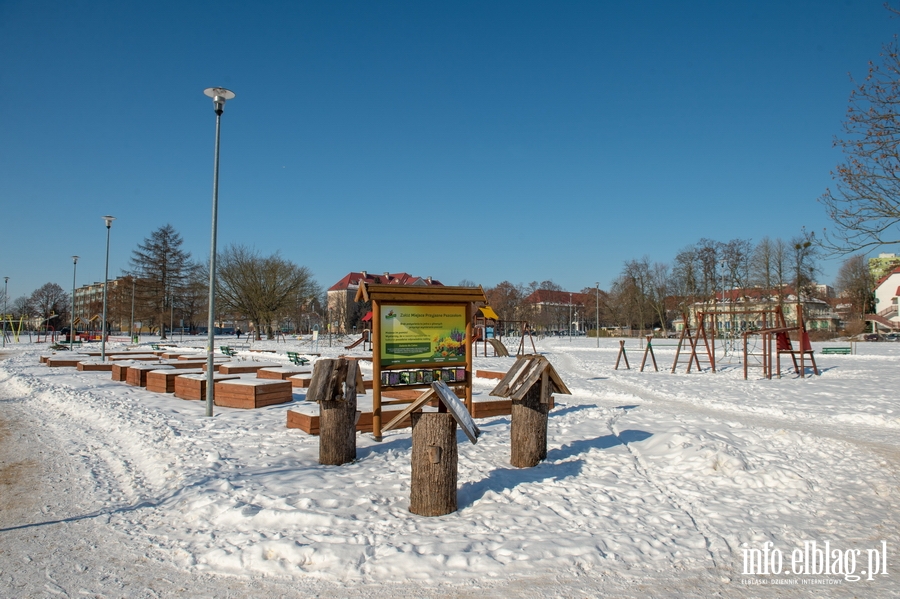 Park im. Generaa Bolesawa Nieczuja-Ostrowskiego zimow por, fot. 13