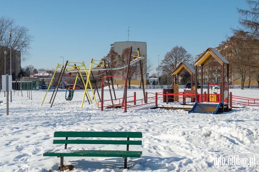 Park im. Generała Bolesława Nieczuja-Ostrowskiego zimową porą, fot. 23