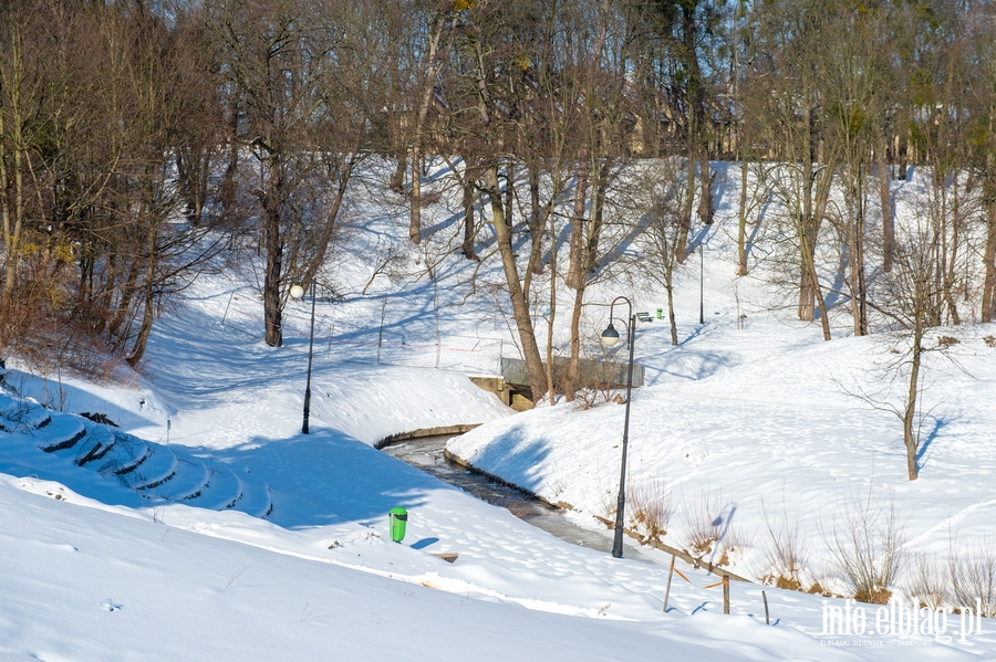 Park Dolinka zimową porą, fot. 23