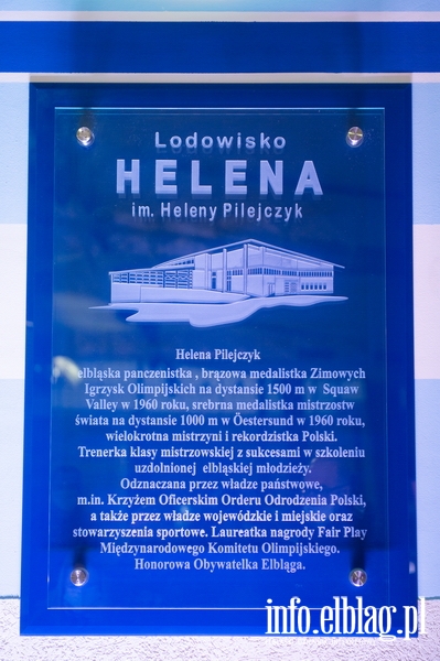 Helena Pilejczyk ju od 10 lat jest patronk elblskiego lodowiska. "Dla modych to wzorzec do naladowania", fot. 32