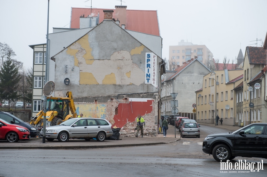 Wyburzenie pawilonu przy ul. Kosynierów Gdyńskich, fot. 1