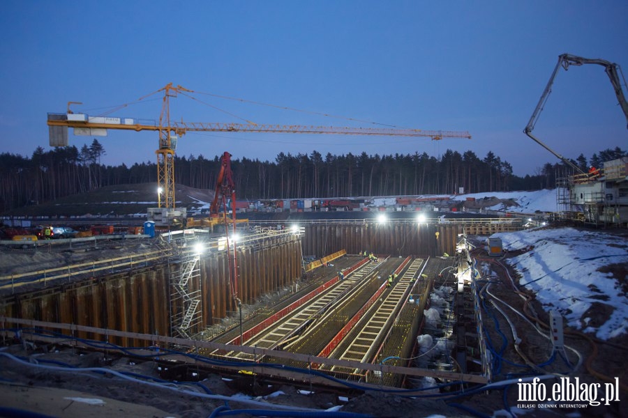 Na Przekopie pierwsze betonowanie na luzie, fot. 3