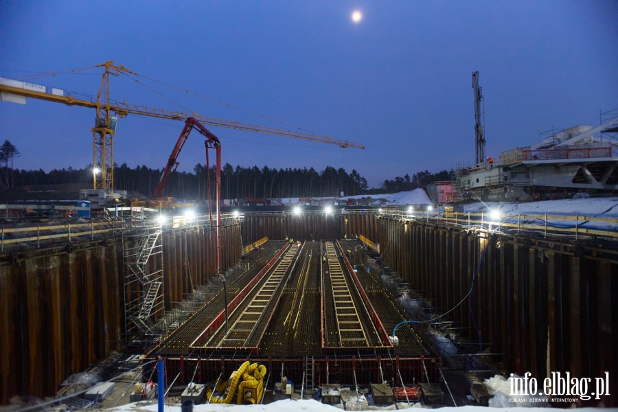 Na Przekopie pierwsze betonowanie na luzie, fot. 4