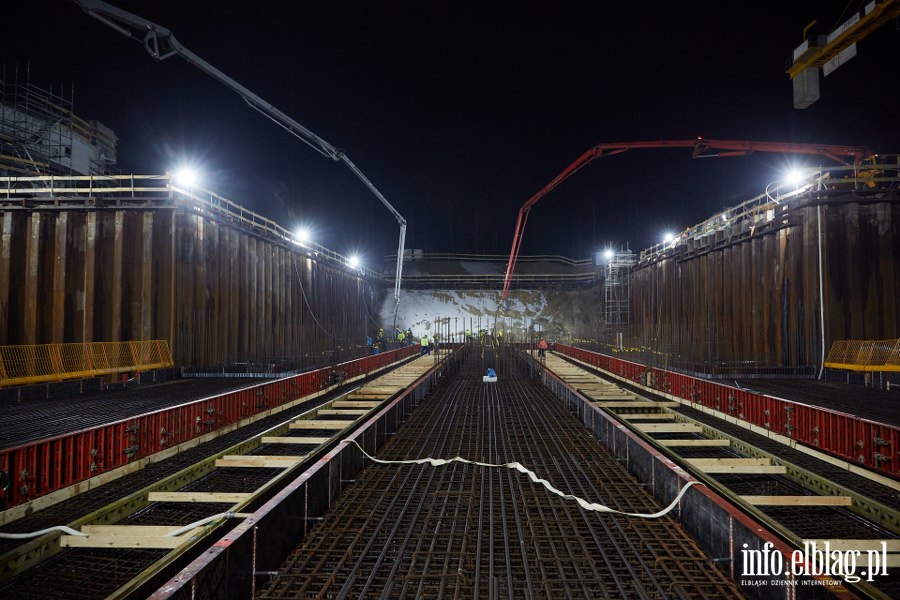 Na Przekopie pierwsze betonowanie na luzie, fot. 10