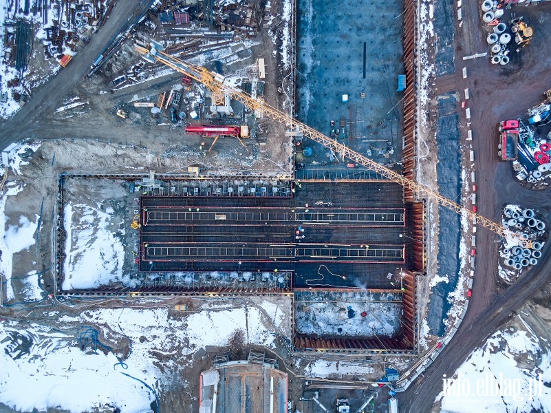 Na Przekopie pierwsze betonowanie na luzie, fot. 23