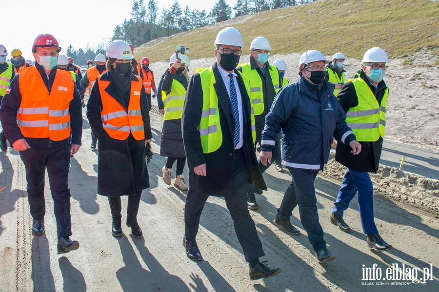 Wizytacja ministra infrastruktury Andrzeja Adamczyka na przekopie , fot. 4