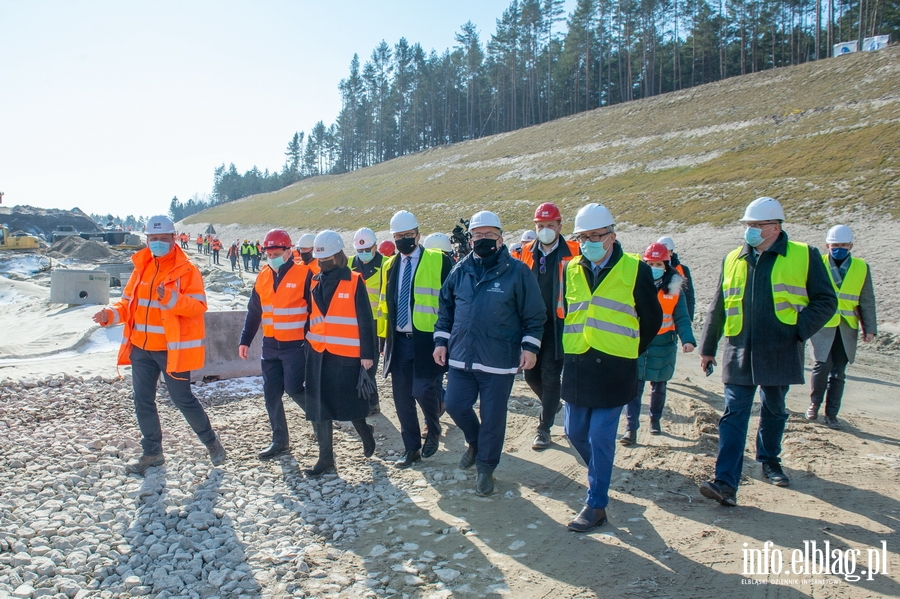 Wizytacja ministra infrastruktury Andrzeja Adamczyka na przekopie , fot. 8