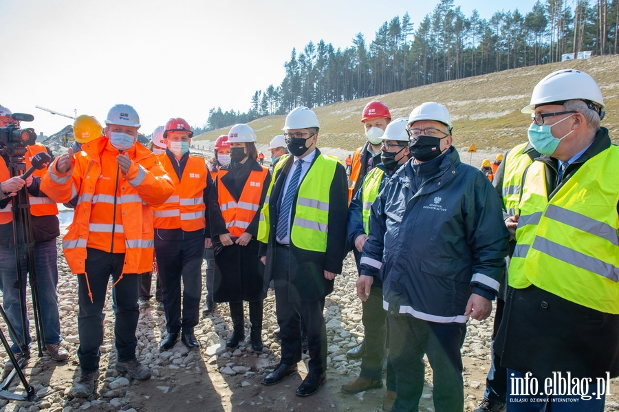 Wizytacja ministra infrastruktury Andrzeja Adamczyka na przekopie , fot. 9