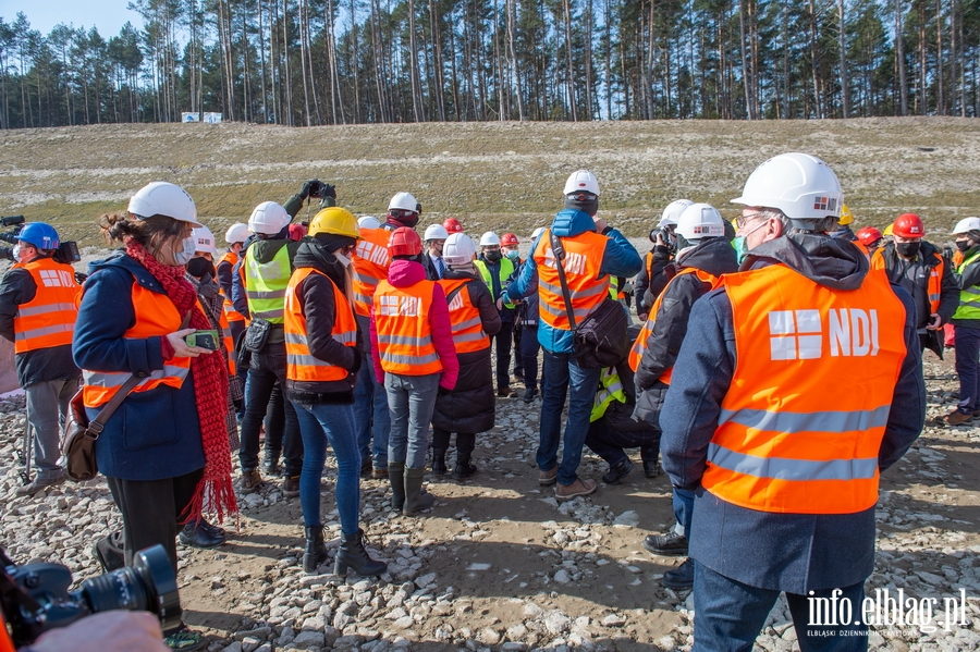 Wizytacja ministra infrastruktury Andrzeja Adamczyka na przekopie , fot. 11