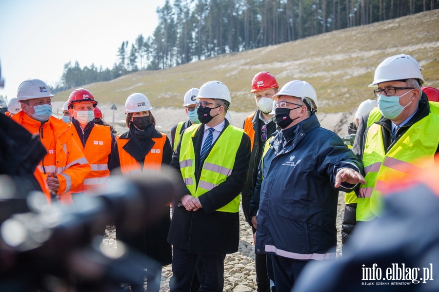 Wizytacja ministra infrastruktury Andrzeja Adamczyka na przekopie , fot. 14