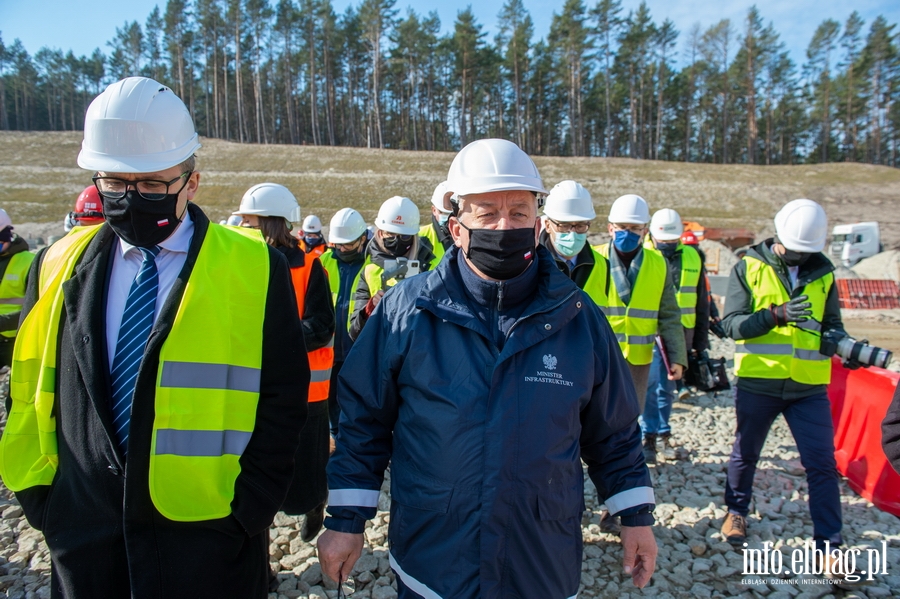 Wizytacja ministra infrastruktury Andrzeja Adamczyka na przekopie , fot. 19