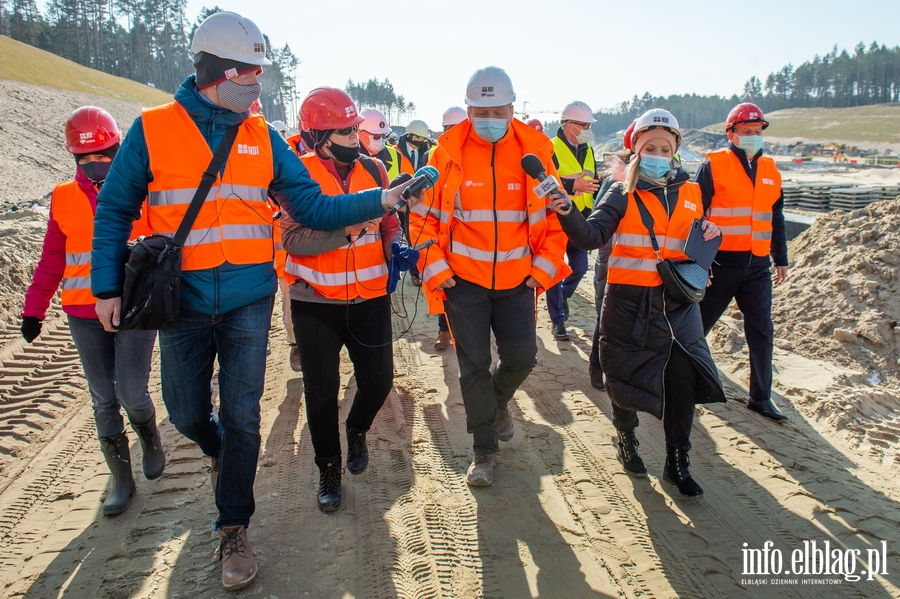 Wizytacja ministra infrastruktury Andrzeja Adamczyka na przekopie , fot. 20