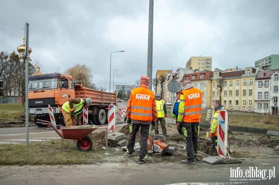 Budowa cieek rowerowych i chodnikw przy ul. Agrykola i ul. Kociuszki, fot. 2