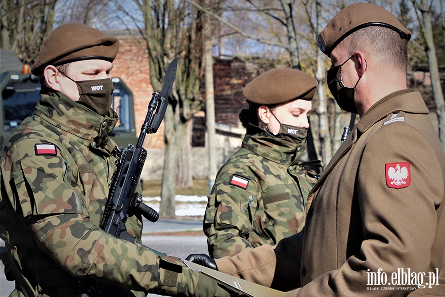 Uroczysta przysięga wojskowa w 4 Warmińsko-Mazurskiej Brygadzie Obrony Terytorialnej, fot. 18