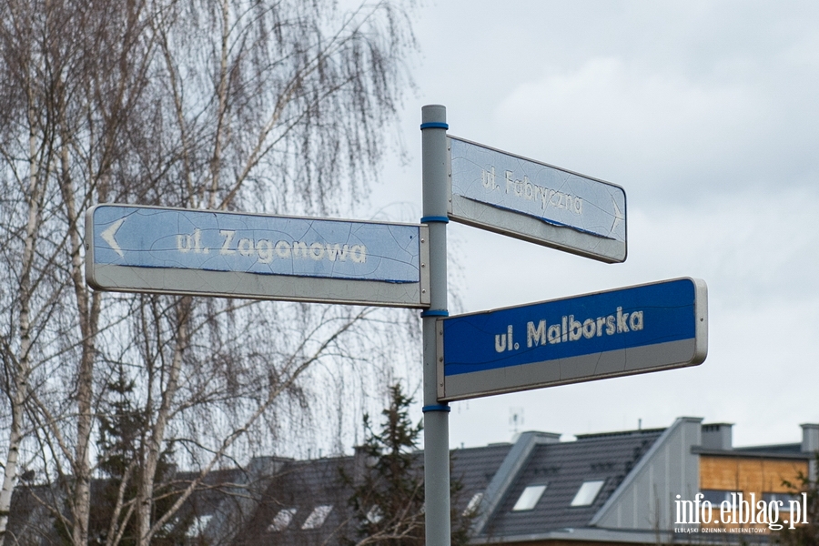 Propozycja zmiany znakw drogowych skrzyowa ulic Malborskiej ze Skrzydlat i Fabryczn, fot. 14