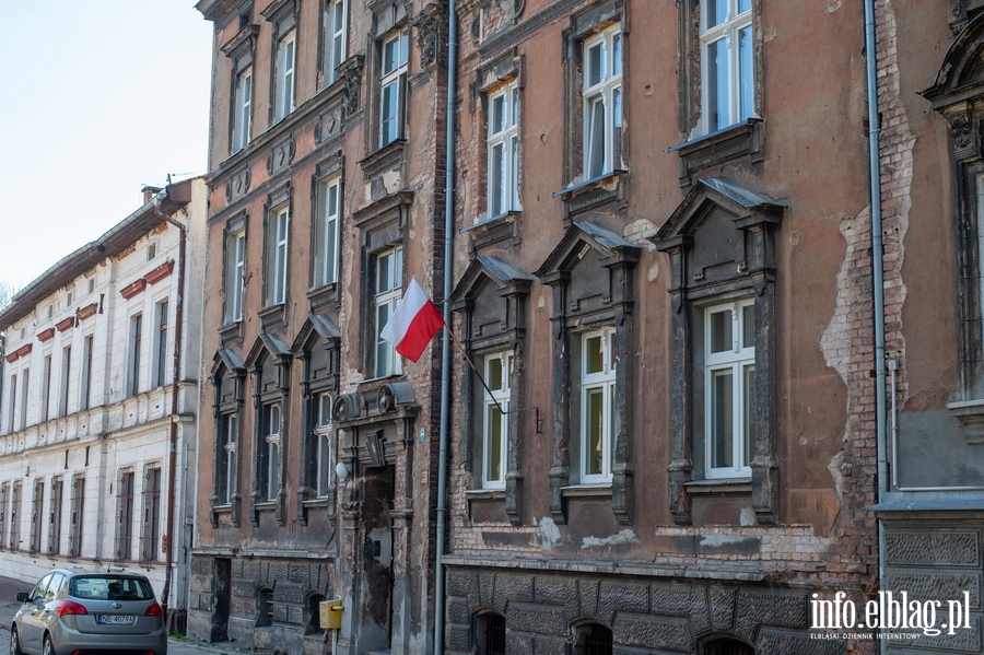 Święto flagi w cieniu epidemii. Tego dnia Elbląg był biało-czerwony, fot. 28