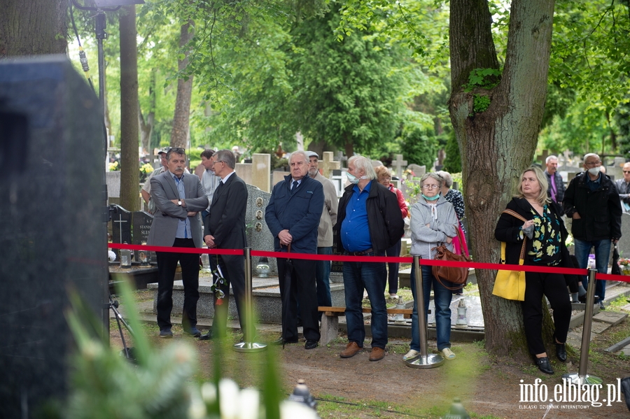 Jerzy Wilk został pochowany w Alei Zasłużonych na Cmentarzu Agrykola, fot. 1