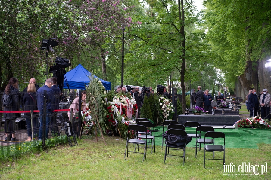 Jerzy Wilk zosta pochowany w Alei Zasuonych na Cmentarzu Agrykola, fot. 2