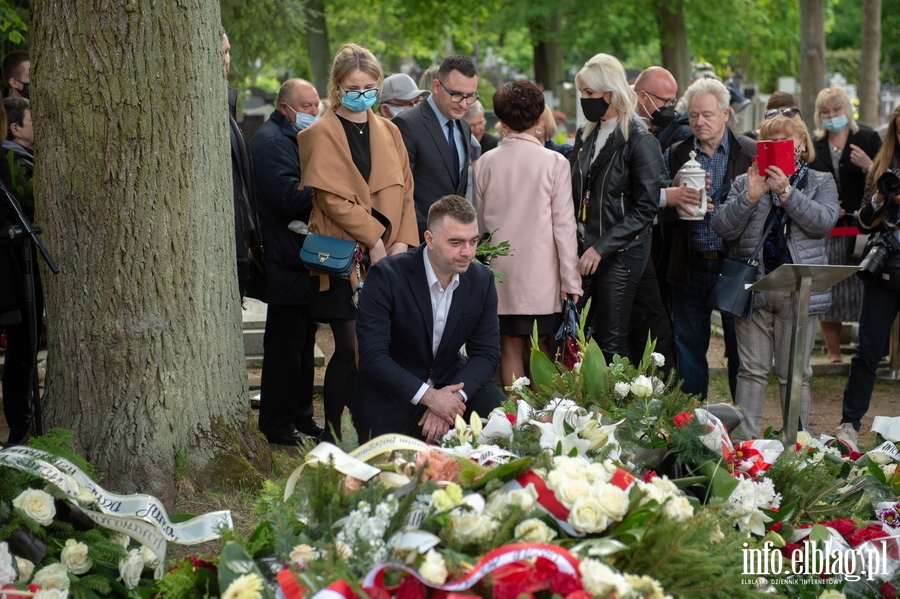 Jerzy Wilk zosta pochowany w Alei Zasuonych na Cmentarzu Agrykola, fot. 81