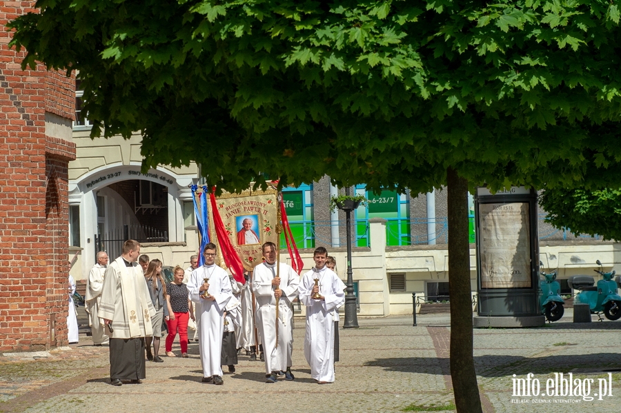 Procesje w dzie Boego Ciaa przeszy ulicami Elblga, fot. 12