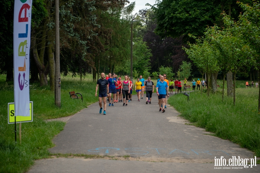 "Bieganie ma sprawia przyjemno". Pierwszy elblski parkrun za nami , fot. 1