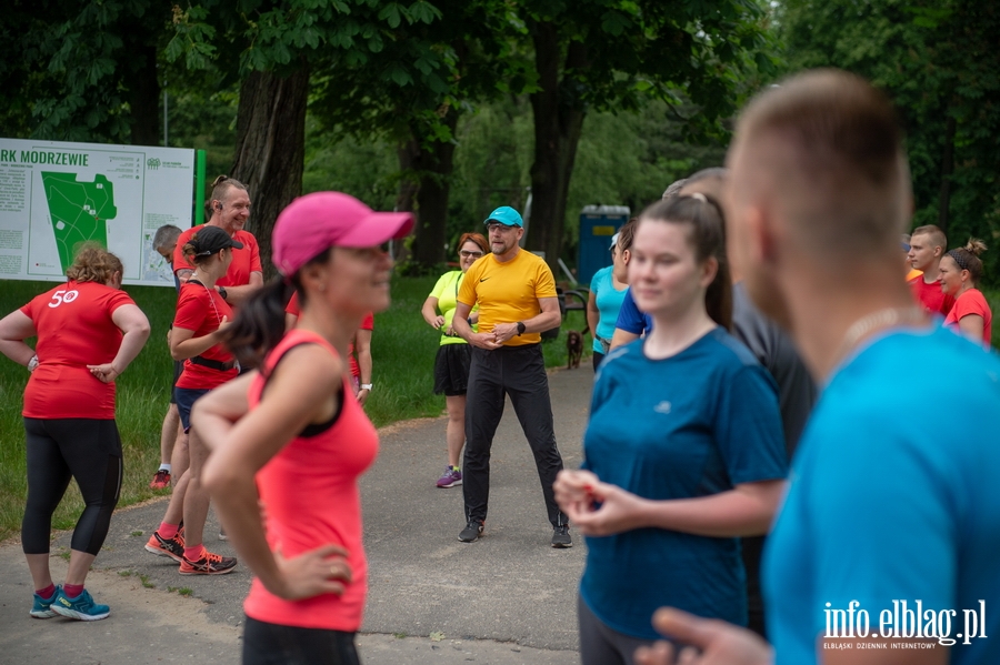 "Bieganie ma sprawia przyjemno". Pierwszy elblski parkrun za nami , fot. 8