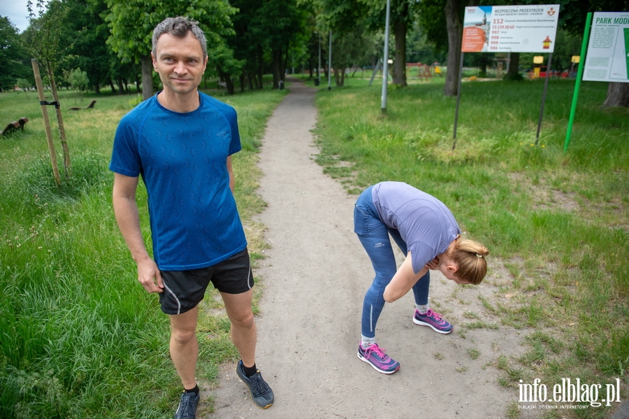 "Bieganie ma sprawia przyjemno". Pierwszy elblski parkrun za nami , fot. 11