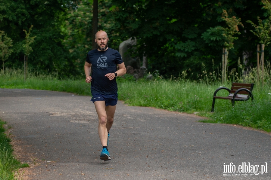 "Bieganie ma sprawia przyjemno". Pierwszy elblski parkrun za nami , fot. 20