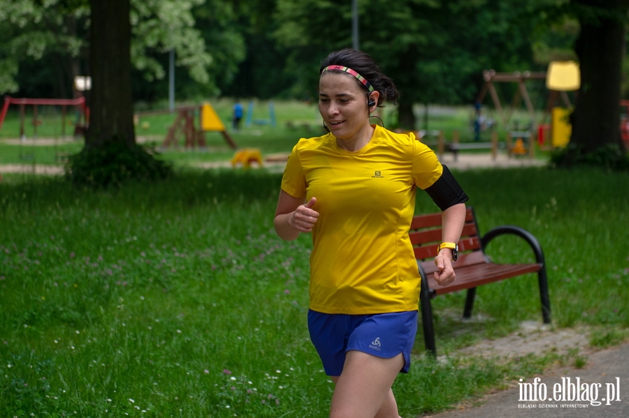 "Bieganie ma sprawia przyjemno". Pierwszy elblski parkrun za nami , fot. 29