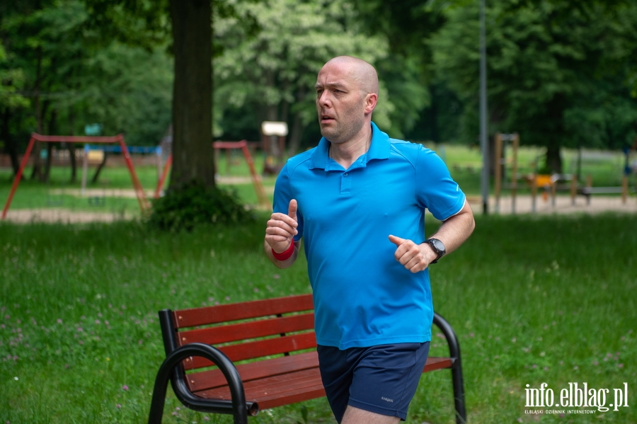 "Bieganie ma sprawia przyjemno". Pierwszy elblski parkrun za nami , fot. 30