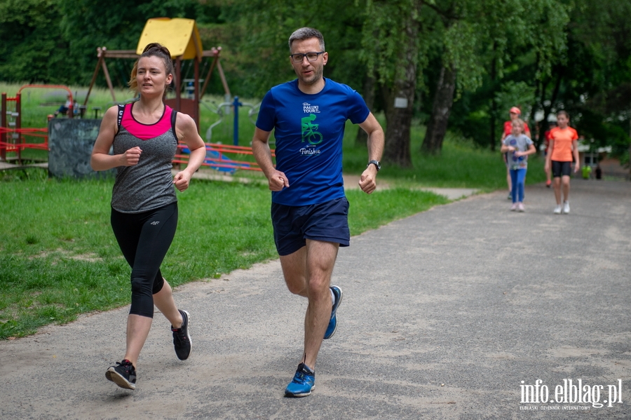 "Bieganie ma sprawia przyjemno". Pierwszy elblski parkrun za nami , fot. 35