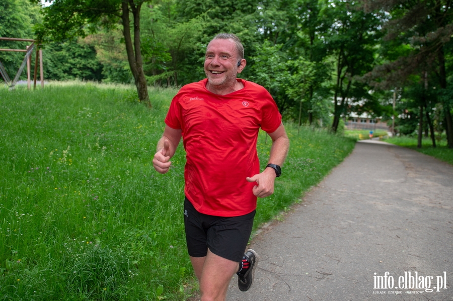 "Bieganie ma sprawia przyjemno". Pierwszy elblski parkrun za nami , fot. 44