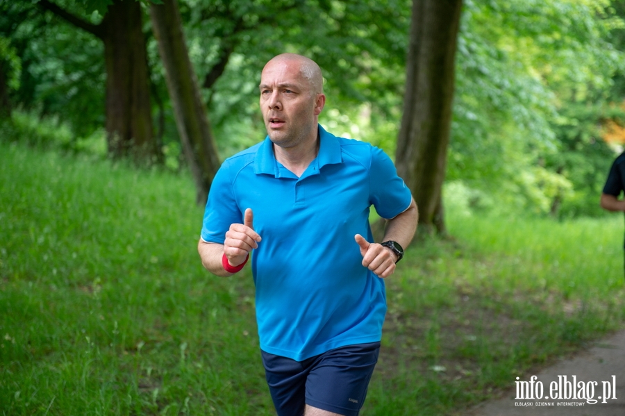 "Bieganie ma sprawia przyjemno". Pierwszy elblski parkrun za nami , fot. 45