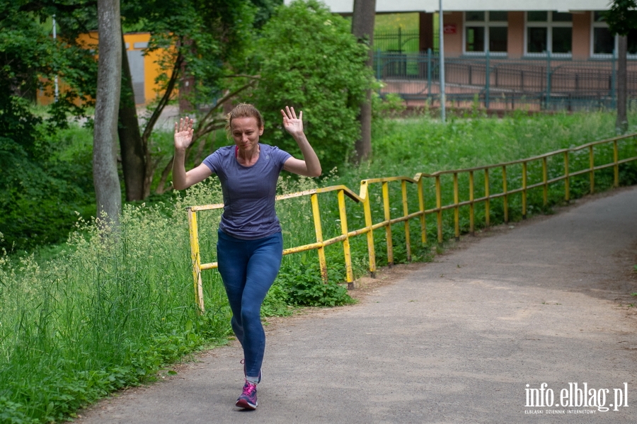 "Bieganie ma sprawia przyjemno". Pierwszy elblski parkrun za nami , fot. 47