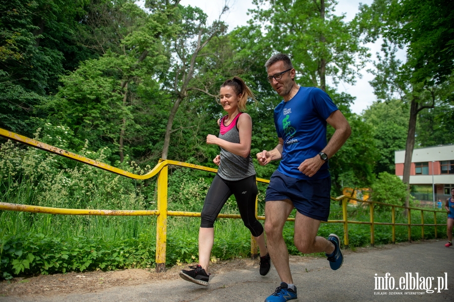 "Bieganie ma sprawia przyjemno". Pierwszy elblski parkrun za nami , fot. 55