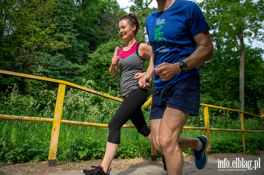 "Bieganie ma sprawia przyjemno". Pierwszy elblski parkrun za nami , fot. 56