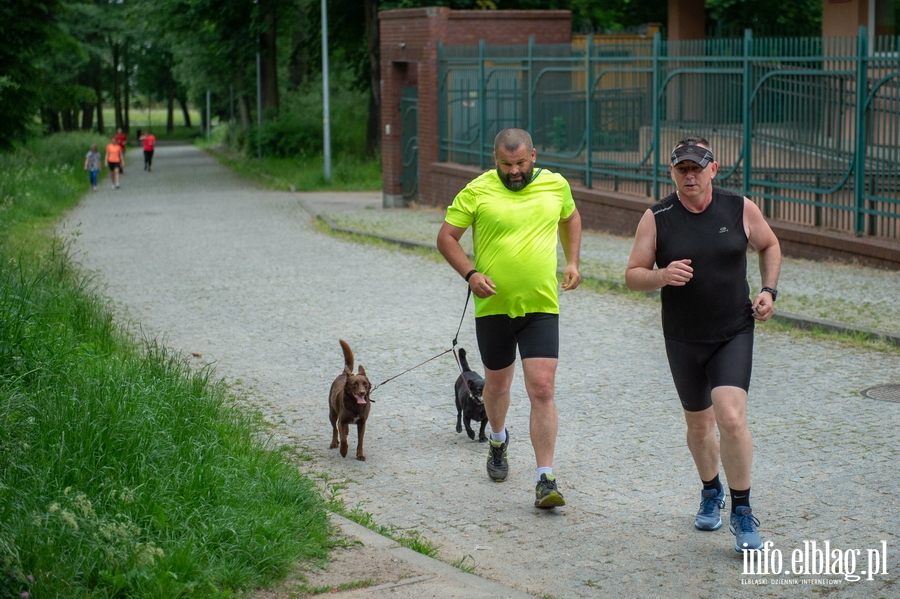 "Bieganie ma sprawia przyjemno". Pierwszy elblski parkrun za nami , fot. 62