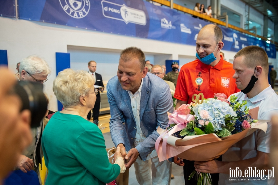 Elblg: onierze walcz... na macie. Otwarcie mistrzostw judo i dwa jubileusze, fot. 56