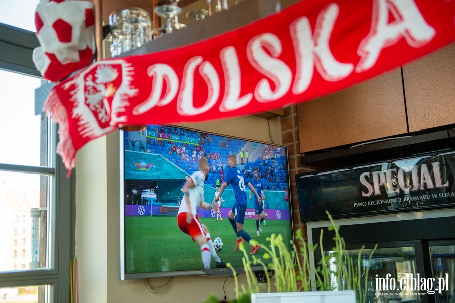 Doping elblskich kibicw podczas meczu Polska - Sowacja, fot. 15