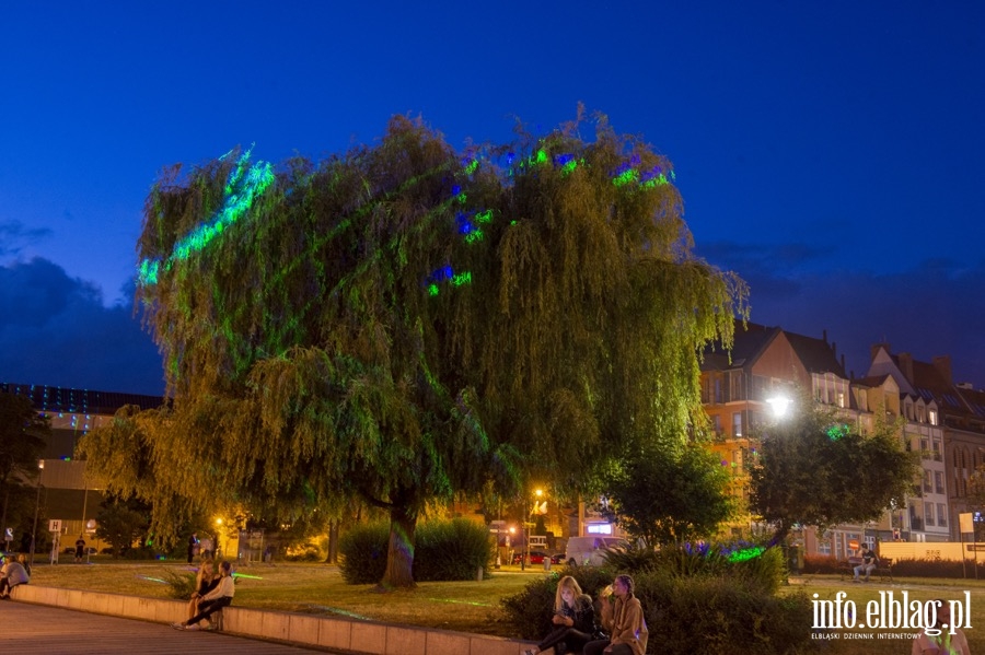 Występ Madis, oraz pokaz laserowy nad rzeką Elbląg, fot. 19