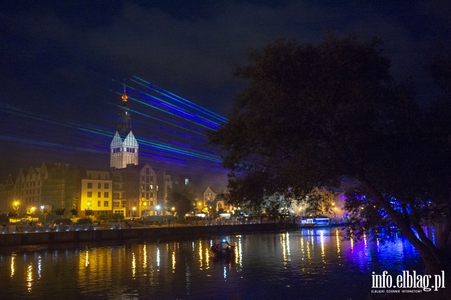 Występ Madis, oraz pokaz laserowy nad rzeką Elbląg, fot. 45