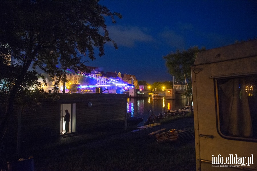 Występ Madis, oraz pokaz laserowy nad rzeką Elbląg, fot. 46