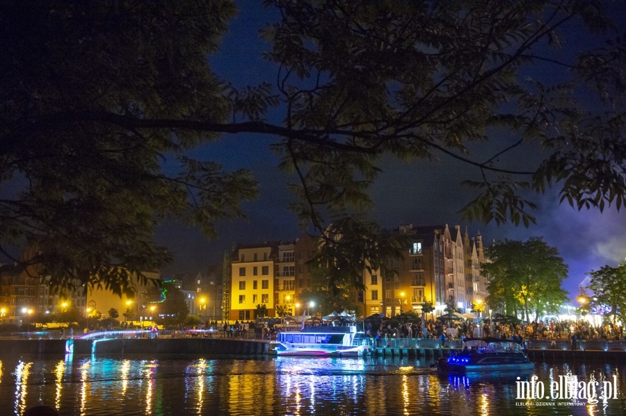 Występ Madis, oraz pokaz laserowy nad rzeką Elbląg, fot. 47