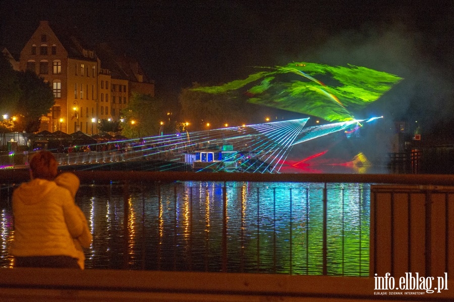 Wystp Madis, oraz pokaz laserowy nad rzek Elblg, fot. 48