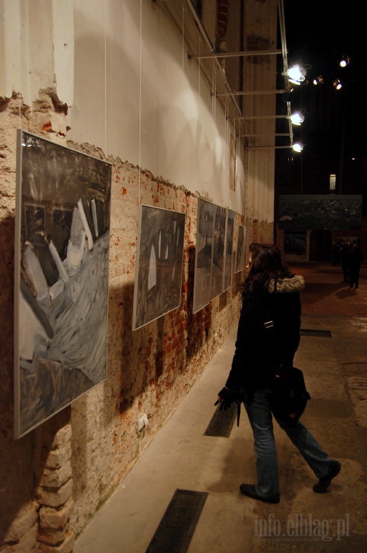Wystawa prac Wioletty Jaskólskiej „Malarstwo, Rysunek” w Galerii El, fot. 3