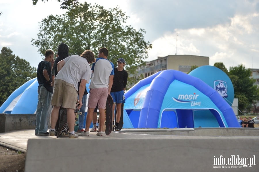 Deskorolki i hulajnogi, czyli show. Skaterzy poprowadzili warsztaty dla elblan, fot. 19