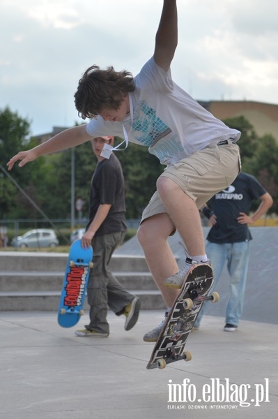 Deskorolki i hulajnogi, czyli show. Skaterzy poprowadzili warsztaty dla elblan, fot. 32