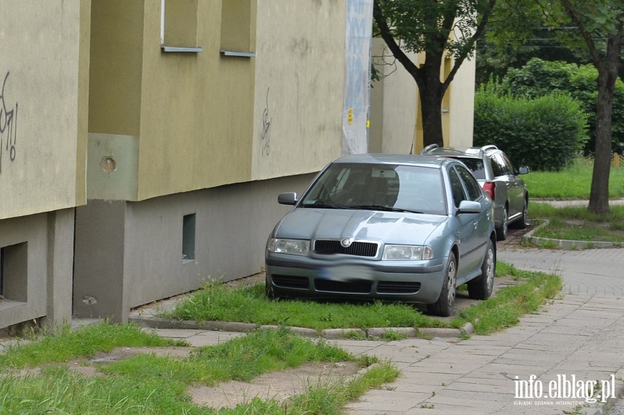 Mistrzowie parkowania w Elblgu (cz 108), fot. 15