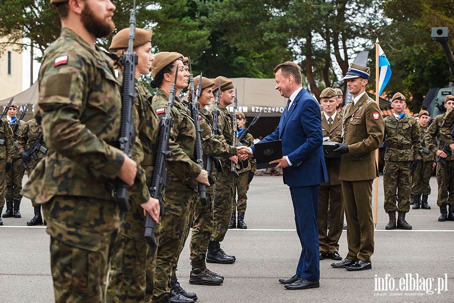 Przysiga wojskowa z udziaem Ministra Obrony Narodowej, fot. 1