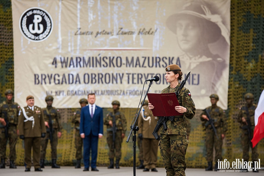 Przysiga wojskowa z udziaem Ministra Obrony Narodowej, fot. 3